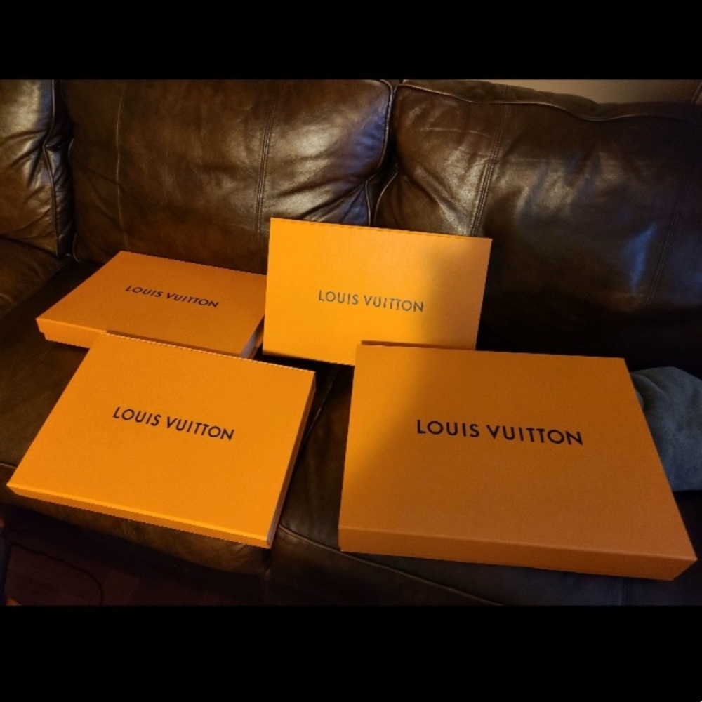 Luis Vuitton gift boxes